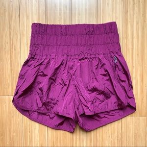 Free People Movement The Way Home shorts magenta size small
